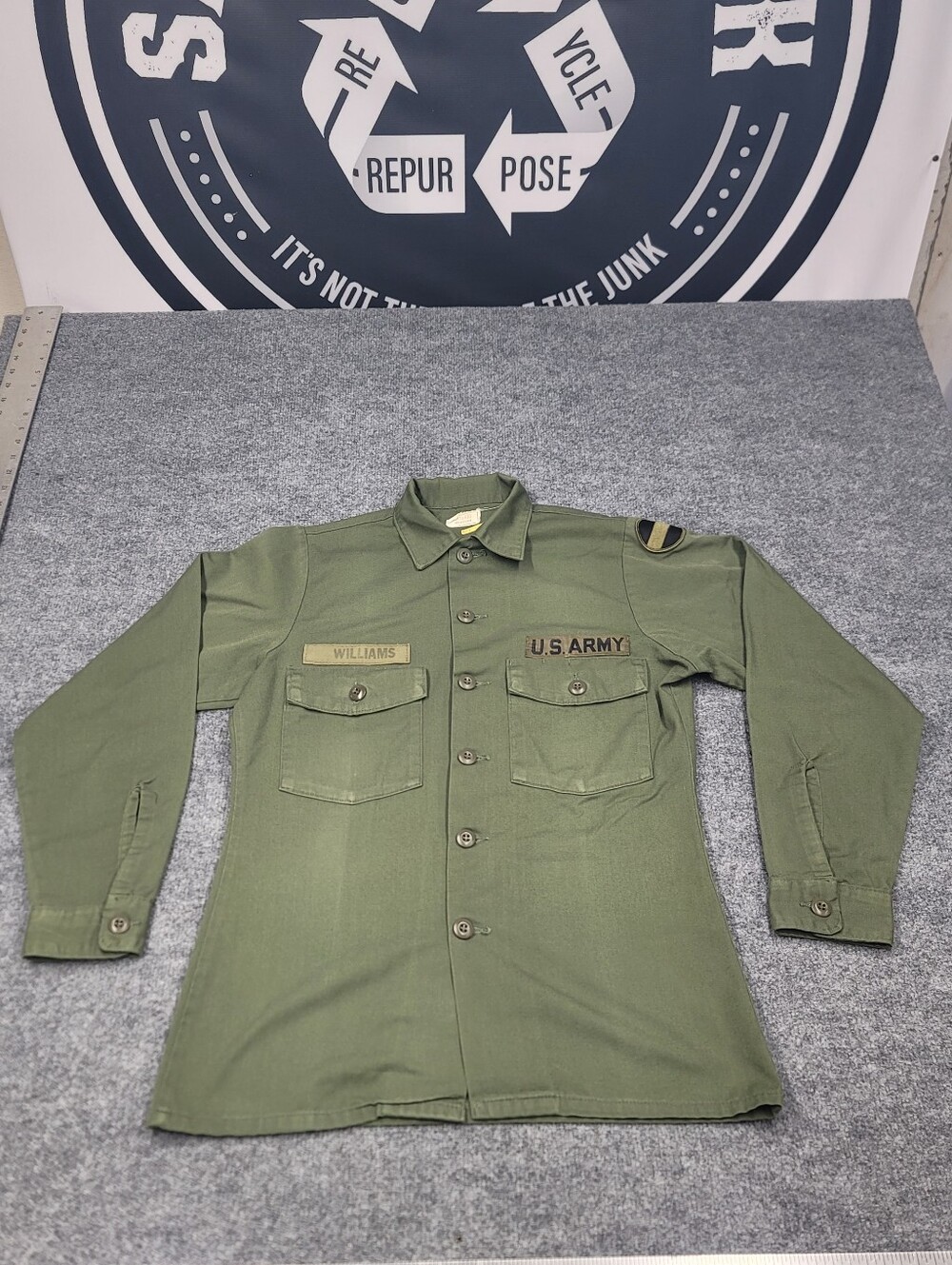 Vintage U.S. Army Utility Fatigue Vietnam Era "Williams" FORSCOM Ground Forces